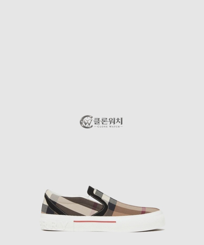 Burberry Check Cotton Sneakers 80567621