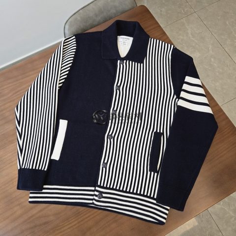 Thom Browne Striped Patchwork Blazer