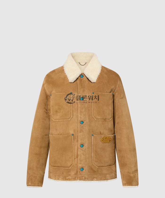 Louis Vuitton Shearling Workwear Jacket 1AFXJ9