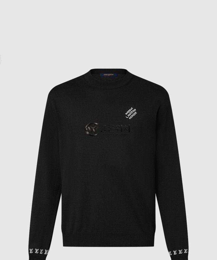 Louis Vuitton Long-Sleeved Cotton Crewneck 1AFQSS