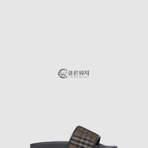 버버리 체크 프린트 슬라이드 8065578