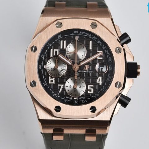 APF 공장 최고퀄 오데마피게 로얄오크 오프쇼어 26470 Leather Strap 3126 무브먼트 42mm
