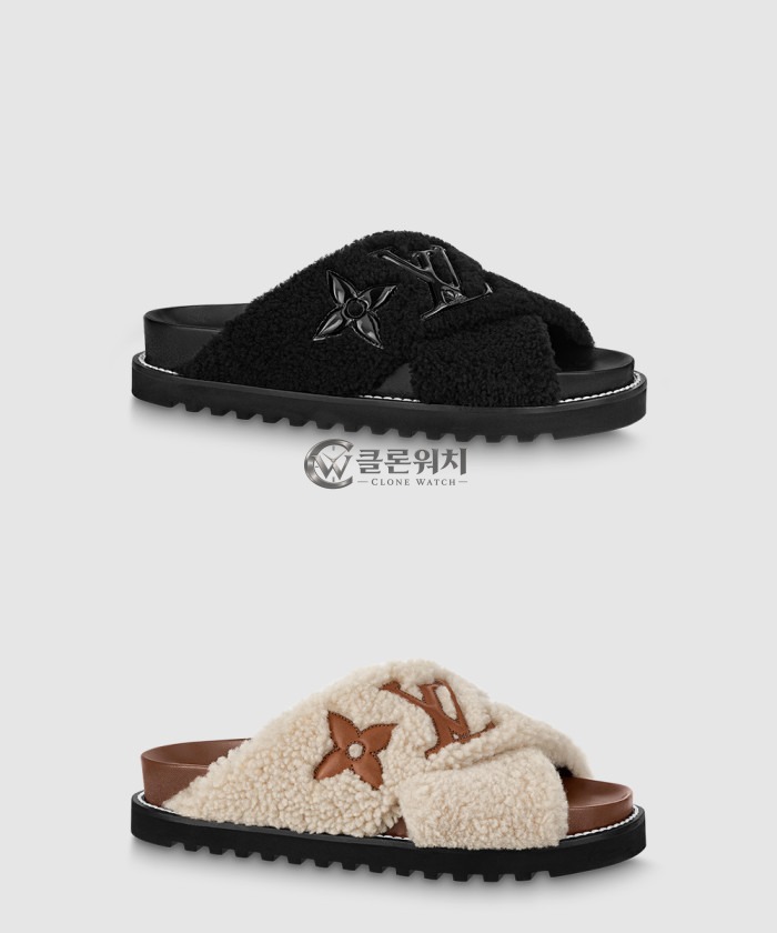 루이비통 파세오 플랫 컴포트 뮬 1AA1VY