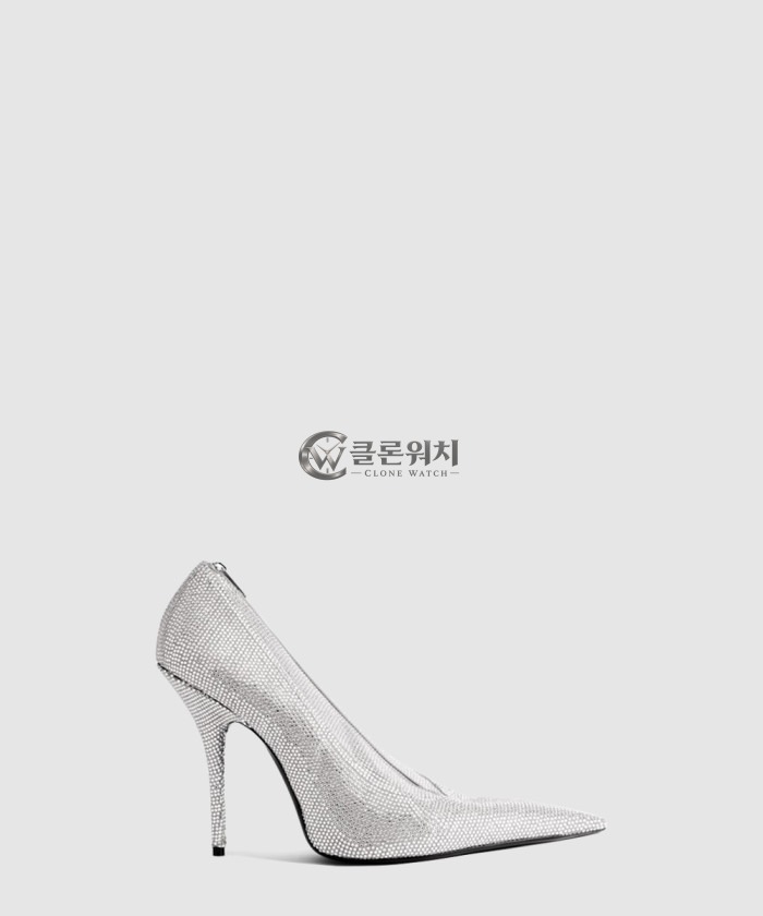 Balenciaga Rhinestone-Embellished Knife Shoes 788607