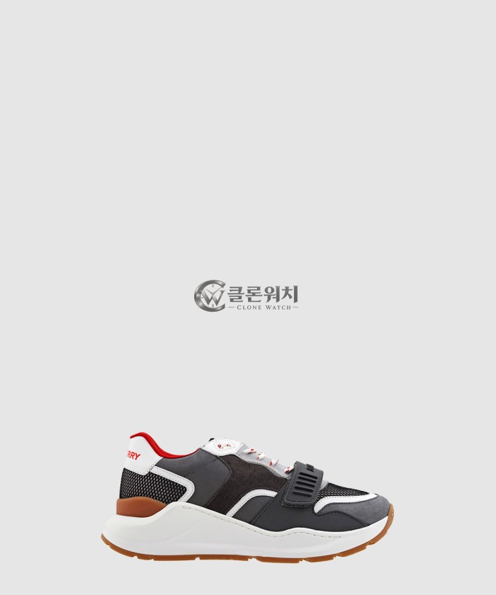버버리 램지 스웨이드 레더 메쉬 스니커즈 8024081