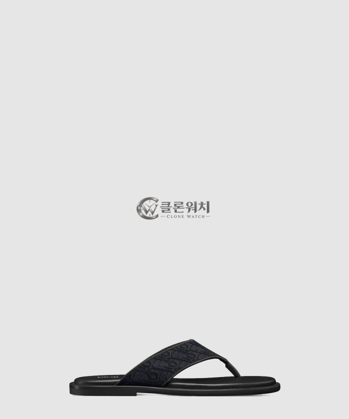 디올 Alias 오블리크 자카드 쪼리 샌들 슬리퍼 3SA16