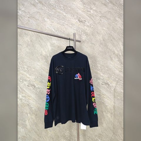 Chrome Hearts Miami Exclusive Color Cross Long-Sleeve T-Shirt Black