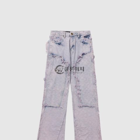 루이비통 와이드 카펜터 트라우저 위드 프린지 1AB4S7