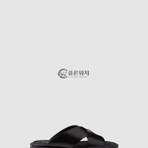 프라다 사피아노 가죽 크로스 슬라이드 2X3081