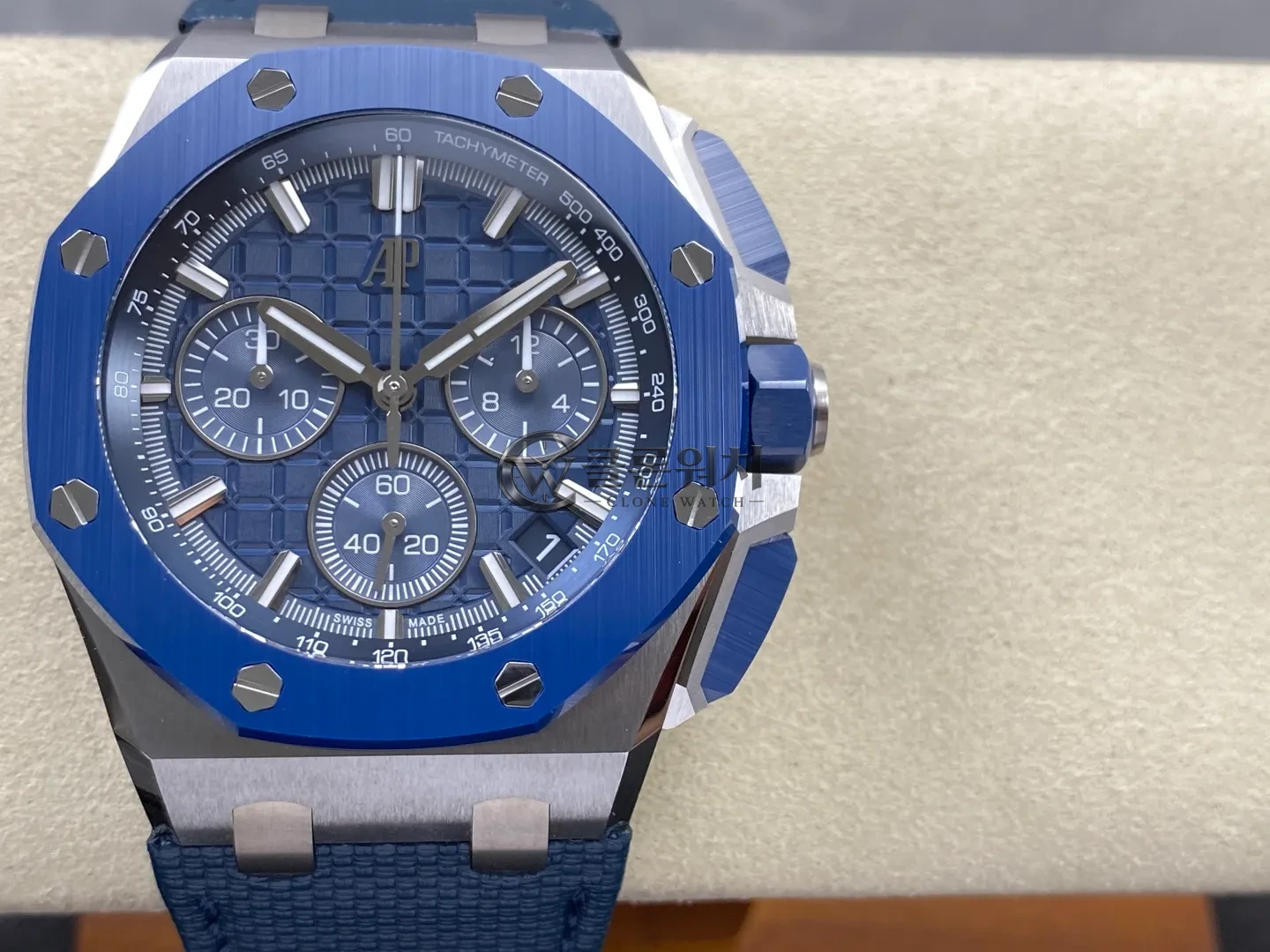 AP Royal Oak Offshore 43mm 26420 SS DDF 1:1 Best Edition Blue Dial on Blue Rubber Super Clone 4401