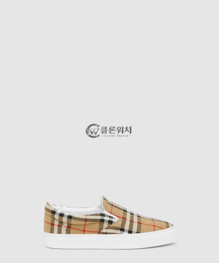 Burberry Cotton Slip-On Sneakers 80315061