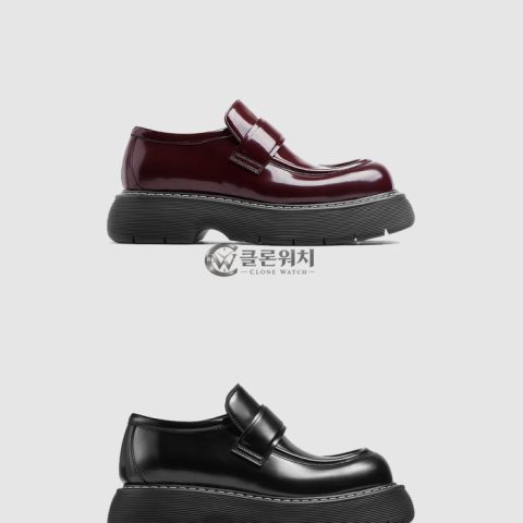보테가베네타 청키솔 레더 로퍼 702497