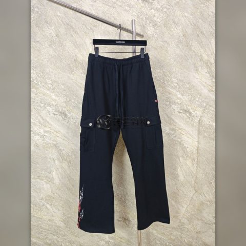 Chrome Hearts Graffiti Print Cargo Jogger Pants
