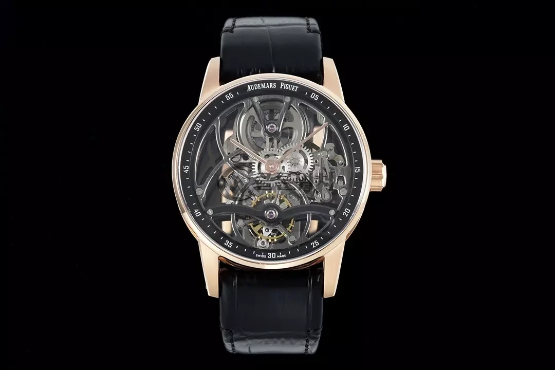 AP Code 11.59 Skeleton Tourbillon 26600CR APPF Best Edition Gray Nylon Strap