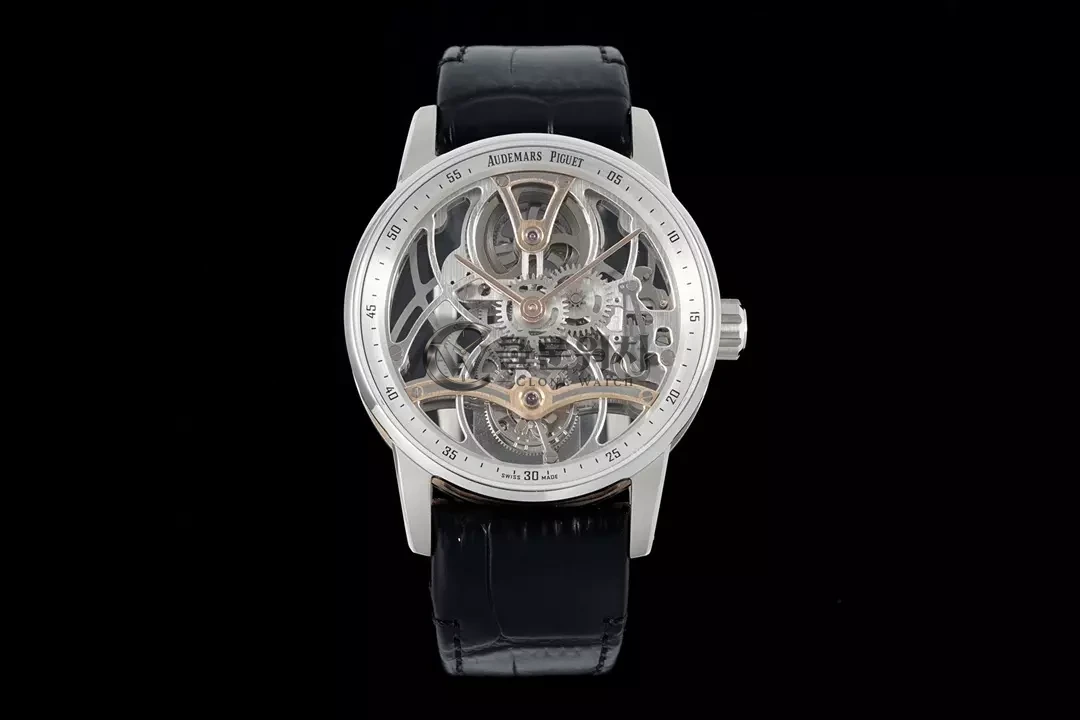 AP Code 11.59 Skeleton Tourbillon 26600CR APPF Best Edition Black Strap
