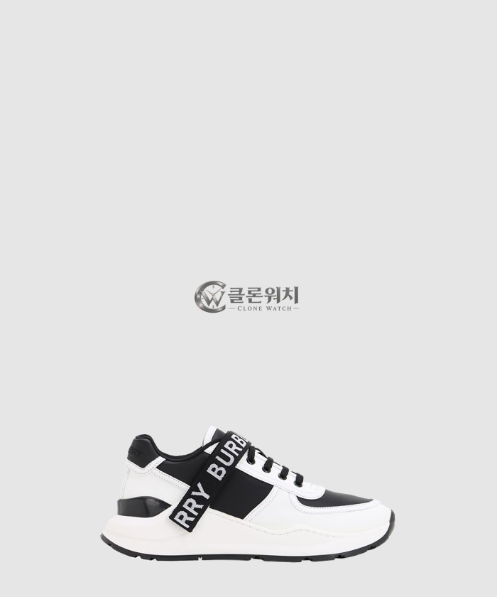 버버리 로고 벨크로 스트랩 로니 오버솔 스니커즈 8009801