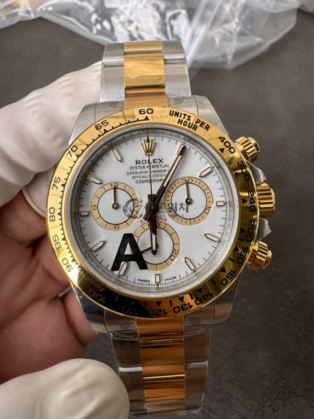 VS 공장 롤렉스 코스모그래프 데이토나 40mm 126503 투톤 옐로우 골드 화이트 다이얼 – 1:1 슈퍼클론 DD4131 무브먼트