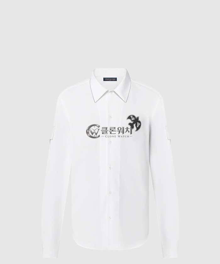 루이비통 스탠다드 컷 긴팔 멀티 포켓 셔츠 1AATI2