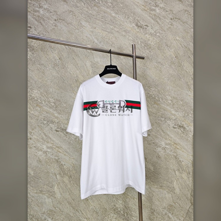 구찌 26SS 홀스빗 자수 라운드넥 반팔 티셔츠