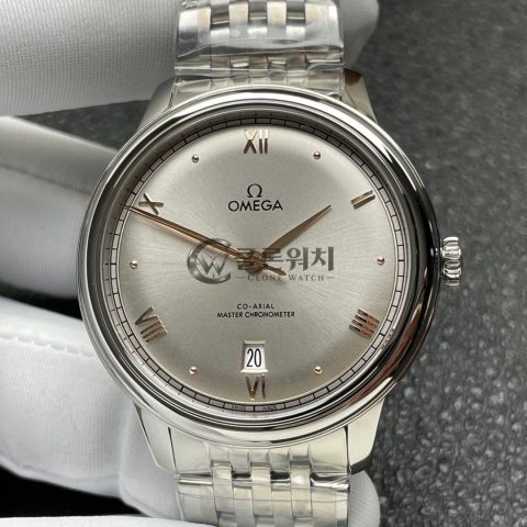 VS 공장 오메가 드 빌 프레스티지 40mm 그레이 다이얼 (434.10.40.20.06.001) – 1:1 슈퍼클론 단동 DD8800 무브먼트