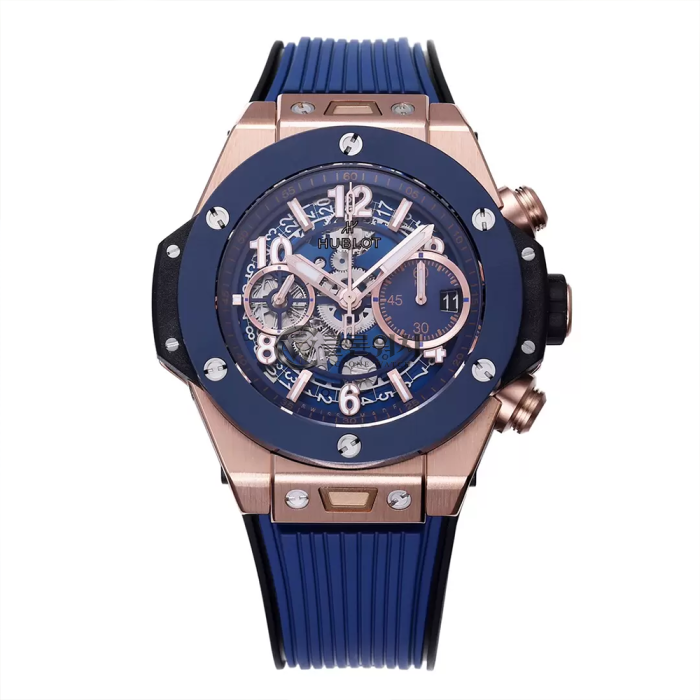 BBF공장 위블로 빅뱅 유니코 블루 세라믹 로즈골드 42mm 441.OL.5181.RX