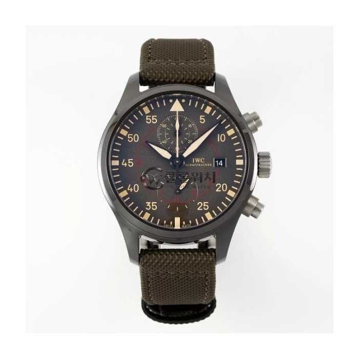 최고퀄 레플리카 IWC 파일럿 워치 크로노그래프 탑건 미라마 - IW389002