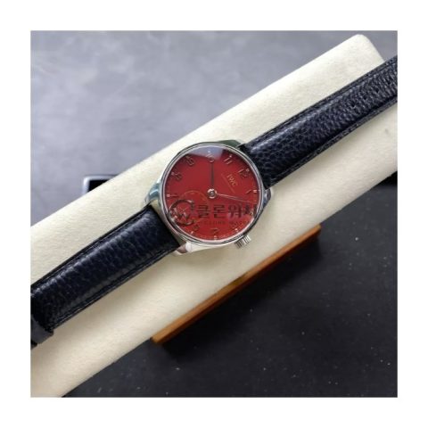 최고퀄 레플리카 GR공장 IWC 포르투기저 오토매틱 레드 다이얼 40 IW358315