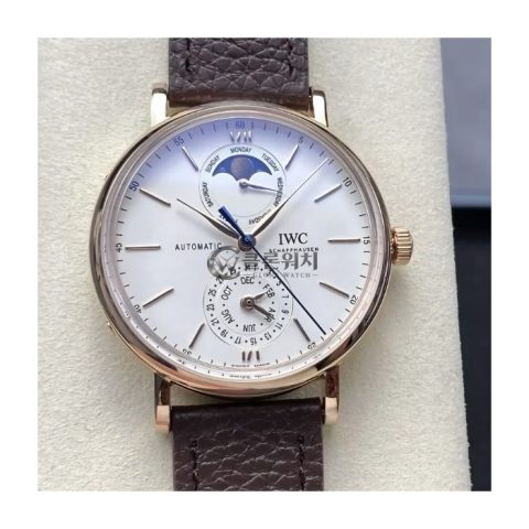 Top-Quality Replica IWC Portofino Complete Calendar White Dial Rose Gold IW359001