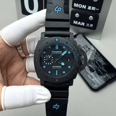 VS 공장 파네라이 PAM1616 47mm 섭머저블 카보텍 슈퍼클론 P.9010 무브먼트