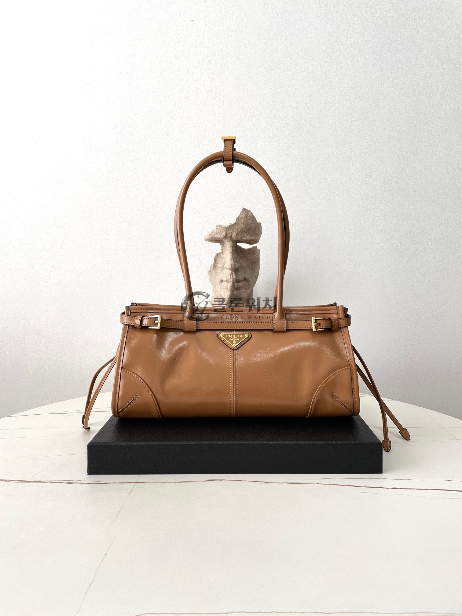 프라다 Prada Bonnie Medium Leather Handbag