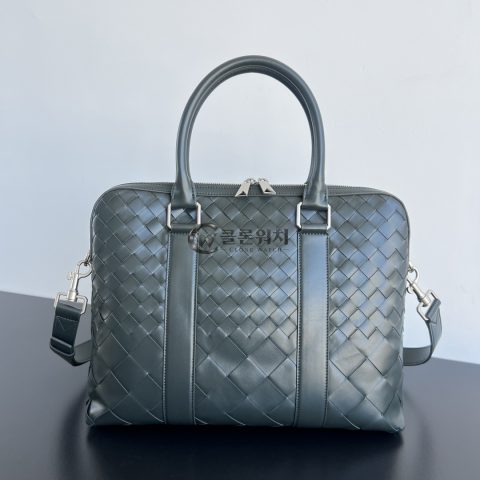 보테가베네타 Bottega Veneta Large Getaway Intrecciato Leather Briefcase