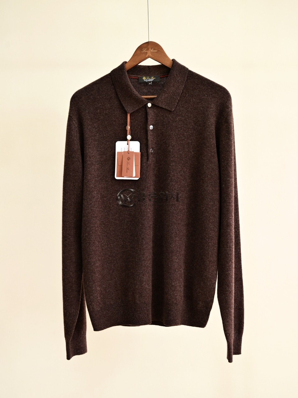 Loro Piana Cashmere Polo Shirt – Dark Brown