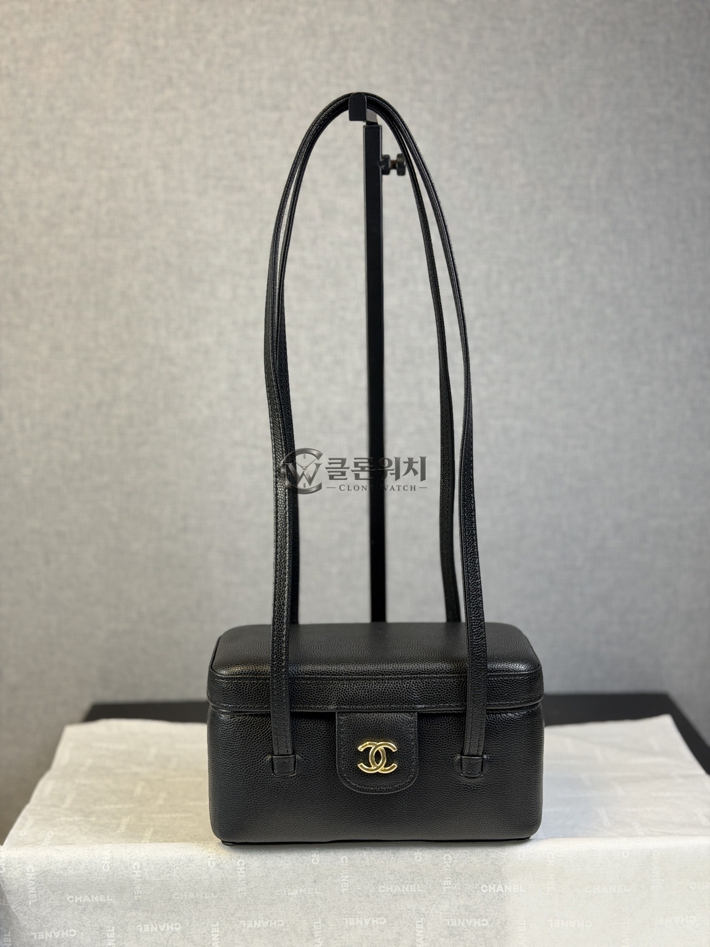 샤넬 블랙 프레피 코코 스몰 플랩 백