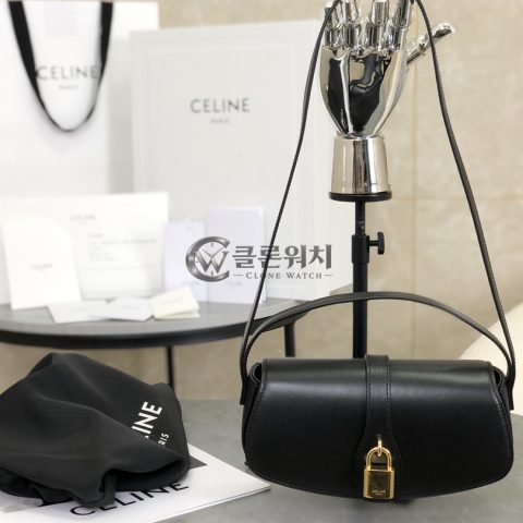 셀린느 미디엄 타부 백 블랙