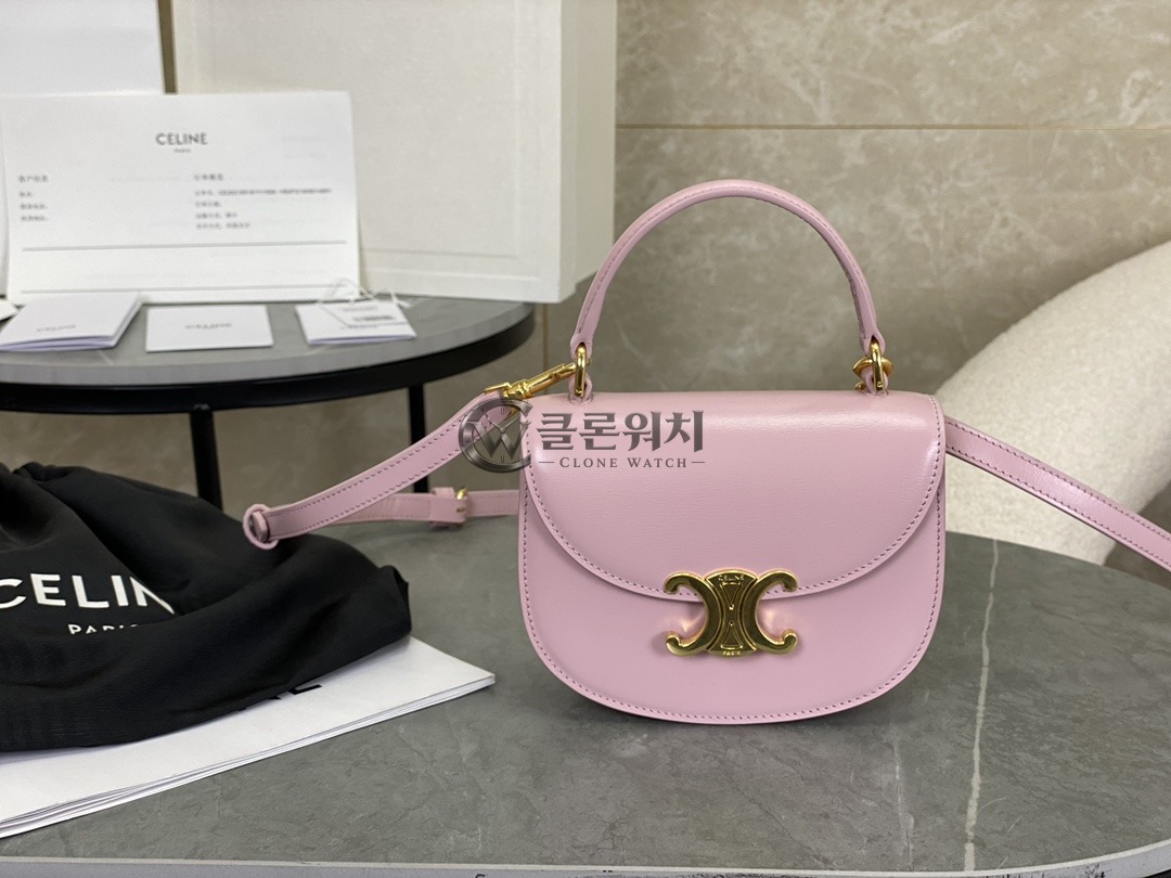 셀린느 트리오페 미니 베사체 핑크