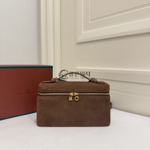 Loro Piana Extra Vanity Case in Brown